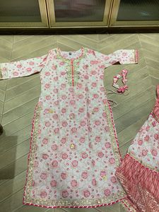 Beautiful Kurta  And Sharara &amp; Dupatta