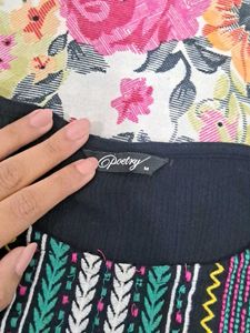 Embroidered Sleeveless Tank Top