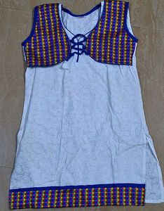 White Kurta With Jacket