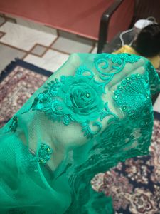 Emerald Green Dress Material
