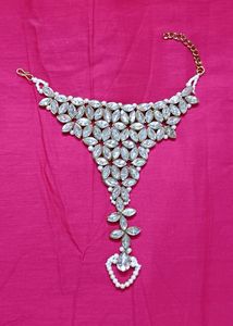 Bracelet Kundan Hathphool (Adjustable Size)