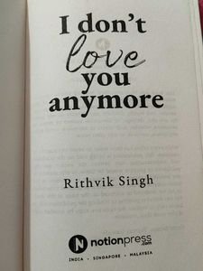 I don't love you anymore