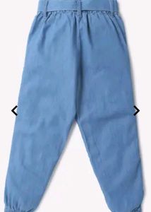 Cute Blue Denim Joggers