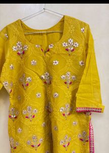 Pakistani 3pc set + Jhumkas matching