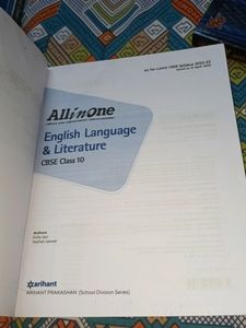 Class 10th English All In one