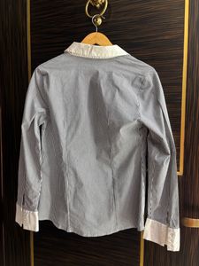 Striped Button-Down Shirt