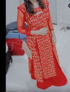 combo of kurtaset Red Floral Print Kurta Se