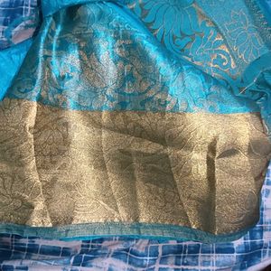Pink Patterned Saree