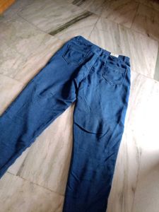 two Blue Denim Jeans