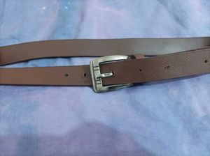 Brown Leather Vintage Belt