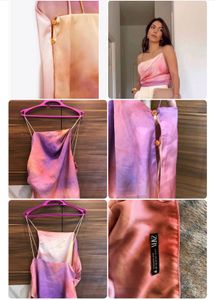 Zara Pastel Tie-Dye  Top