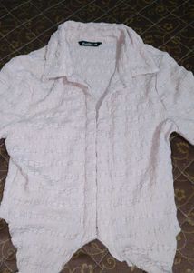 Pink Collared Top
