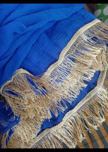 Elegant Blue Dupatta