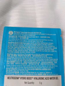 Neutrogena Hydro Boost Water Gel Sample