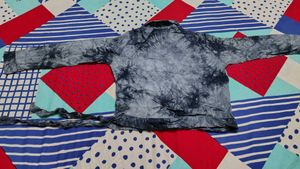 Tie-dye Button-Down Top
