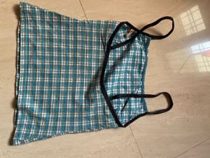 Cute Plaid Camisole Top