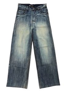 VERSACE Wide Leg Denim Jeans