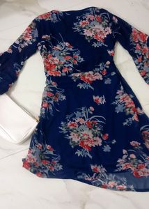 Blue Floral Dress