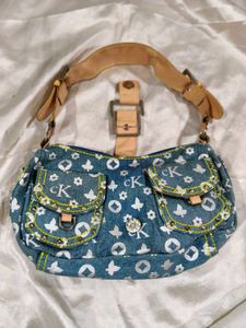 Calvin Klein Denim Shoulder Bag