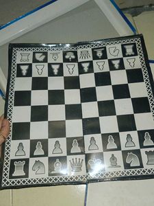 Blue Chess Set