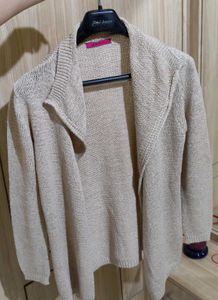 Knitted Metallic Shrug