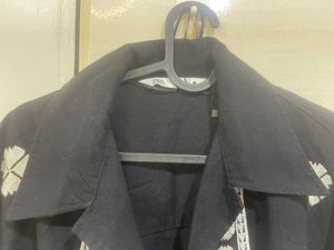 Zara Embroidered Cropped Jacket