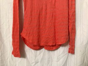 Orange Full Sleeves Top
