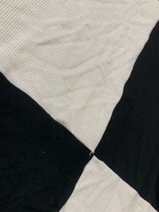 Black And White Full Sleeve Top