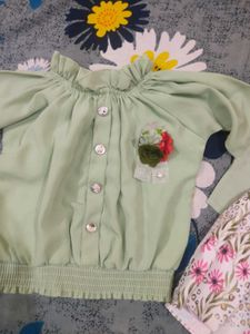 Girls&#39; Top &amp; Skirt Set