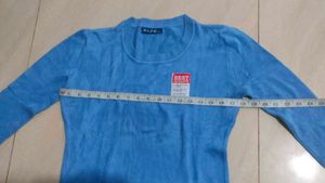 🆕💙BRAND NEW Blue Ribbed Knit Top💙🆕