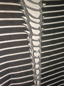 Striped Open Cardigan