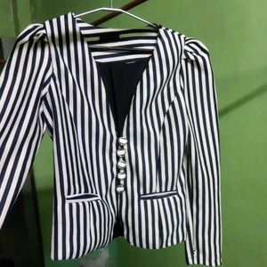 Striped Blazer - Zara