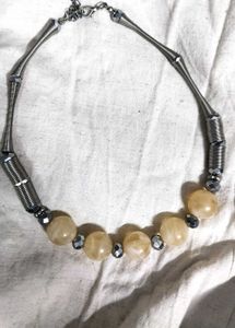 Dreamy Cream Beads Necklace