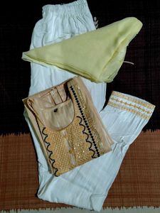 Elegant Ethnic Kurta peach colour