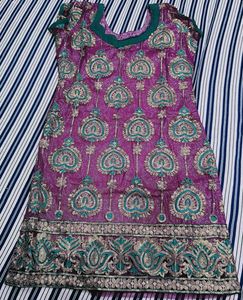 Sequence Designer Ready-made Kurti Set💜