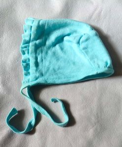 Cute Blue Baby Bonnet