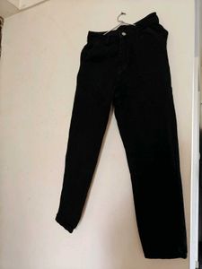 Denim boyfriend High Rise Black Jeans