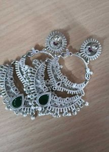 Oxidized Silver Earrings