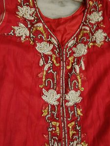 Heavy Work Party Wear Flared Anarkali Suit