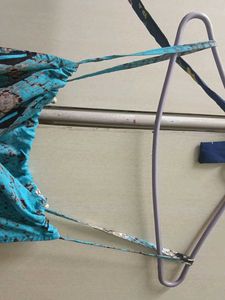 Blue Printed Romper for Women