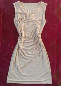 Cute Beige Bodycon Dress