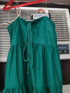 Emerald Green Tiered Maxi Dress