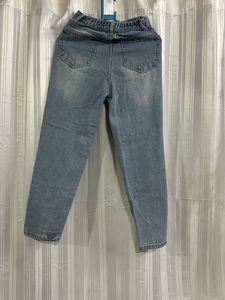 Ribbed Mom Jeans