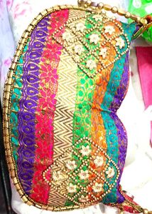 Multicolored Party Handbag