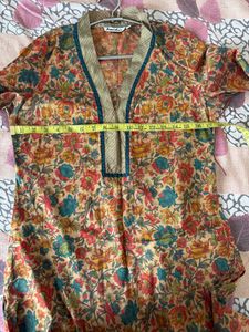 Svarika Small Size Olive Green Kurta
