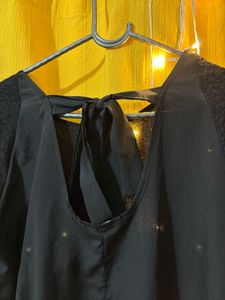 Chic Black Tunic Top