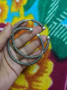 oxidised Bangle Set