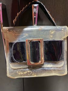 Clear Vinyl Shoulder Bag