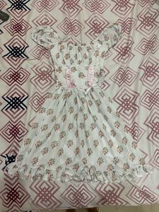 White Floral Dress