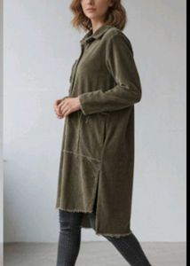 Corduroy Patchwork Dress